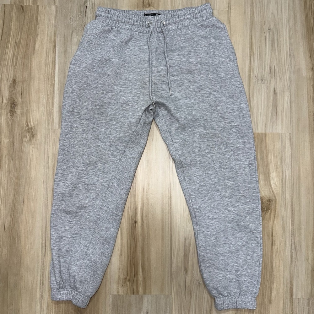 Primark Cares Grey Sweatpants Unisex Drawstring Pockets Size Medium